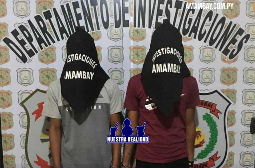 CERRO CORÁ Policía detiene a dos menores buscados por asesinato