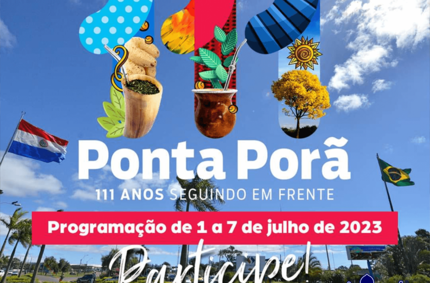  Feijoada, ação de saúde, inauguração e entrega de agasalhos abrem aniversário de Ponta Porã