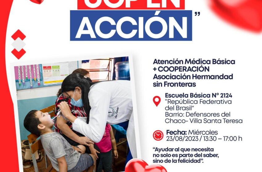  Proyecto UCP EN ACCIÓN con la Atención Médica Básica llega en el Barrio Defensores del Chaco