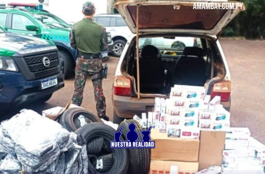  Polícia flagra Uno “recheado” de contrabando rumo à capital