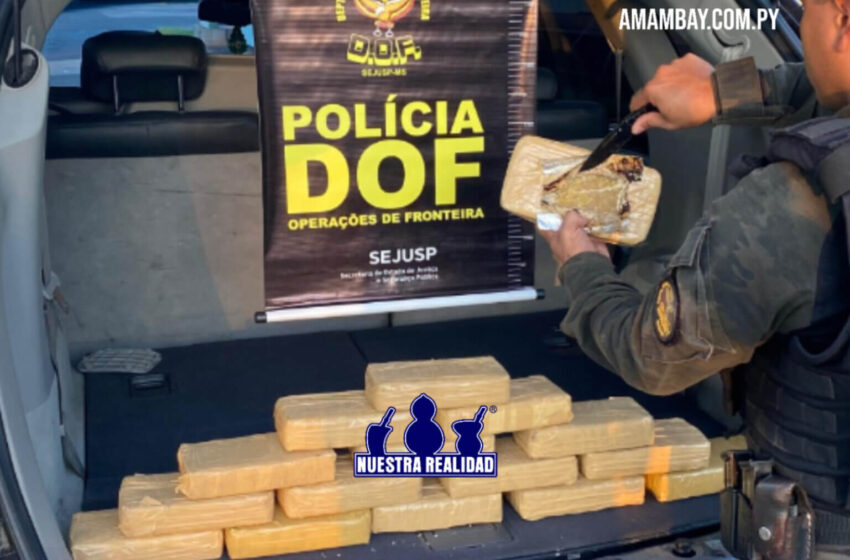  Bataguassu – Homem que seguia para Santos com pasta-base de cocaína é preso pelo DOF