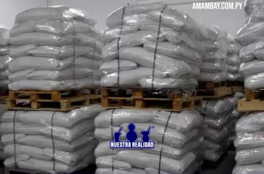 Incautan en Barcelona cuatro toneladas de cocaína ocultas en sacos de arroz de Paraguay