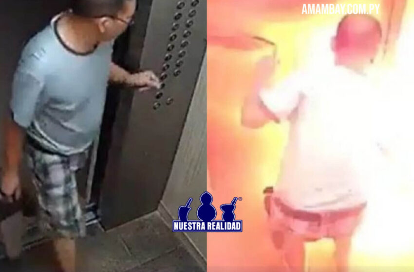  Homem morre carbonizado após bateria de lítio explodir dentro de elevador
