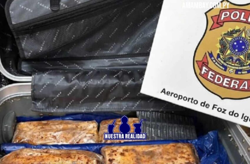  Paraguayo es detenido con cocaína en el aeropuerto de Brasil