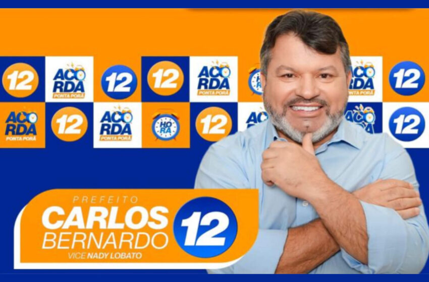  Carlos Bernardo está causando una impresión notable en la corrida electoral en Ponta Porã